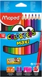 Олівці кольорові Maped Color Peps Maxi 12 кольорів (MP.834010) - зображення 1
