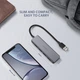 USB-хаб UGREEN CM219 USB 3.0 to 4хUSB 3.0 5Gbps + Micro-USB Power Port Space Gray (50985) - изображение 6