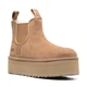 Женские угги Platform Chelsea Boot Chestnut 40 Коричневые (1134526) - изображение 2