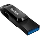 Флешка SanDisk USB 3.1 Ultra Dual Go Type-C 128Gb (150 Mb/s) - изображение 2