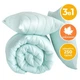 Набір Ideia Tropical ковдра 200х220 + 2 подушки 50х70 всесезонний м'ята 8-32436*002 - зображення 1