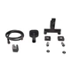 Смеситель для ванны Qtap Gemini (c душевым гарнитуром) QTGEM259GMB45684 Gunmetal Black PVD - изображение 7