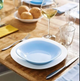 Тарелка глубокая для первых блюд Carine Light Blue бирюзовая 210 мм Luminarc P4250 - изображение 2