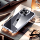 Противоударный чехол для iPhone 16 Pro IPAKY Crystal Series с бортиками Прозрачный - изображение 2
