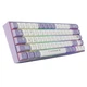 Клавиатура механическая проводная Ajazz AK680 UA\RU\ENG с RGB-подсветкой и поддержкой HOT-SWAP Purple - изображение 2
