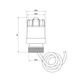 Термоголовка Thermo Alliance Standart М30х1,5 (30-70℃) с выносным датчиком TAS34170 - изображение 2