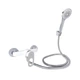 Смеситель для душа Lidz Latwa 010 (с душевым гарнитуром) (k40) LDLAT010WHI45426 White - изображение 1