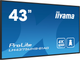 Монітор 42.5" iiyama ProLite LH4375UHS-B1AG - зображення 2