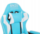 Комп'ютерне крісло Extreme ENZO 121 SERIES Блакитний для геймерів та роботи - изображение 5