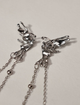 Кафи без проколу "Крила" Fashion Jewerly сережки кліпси на вуха жіночі моносерега сріблястий колір (SVS) - зображення 6