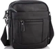 Мужской мессенджер Tiding Bag A25-223A натуральная кожа 18×21×7 см Черный - изображение 4