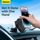Автомобильный держатель Baseus UltraControl Lite Series Car Holder Cluster Black - изображение 6