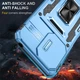 Ударостійкий чохол Camshield Army Ring для Xiaomi Redmi 13C/Poco C65 Блакитний - изображение 2