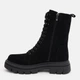 Женские демисезонные берцы замшевые высокие PARADIZE SHOES B-3119 38 24.2 см Черные (ROZ6501019739) - изображение 3