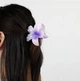 Крабик-зажим Hawaiian flower ANbeauty заколка для волос 8 см Purple (AN0103473) - изображение 1