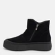 Женские зимние ботинки замшевые низкие PARADIZE SHOES B-5812 38 Черные (ROZ6501100654) - изображение 3