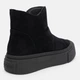 Женские зимние ботинки замшевые низкие PARADIZE SHOES B-5812 38 Черные (ROZ6501100654) - изображение 4