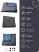 Покривало U-tek Аквастоп сіре Євро 210х220 см Quilt Blank PollyPU (BLPU210220) - зображення 5
