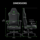 Кресло для геймеров Razer Iskur V2 X Black Fabric (RZ38-05310100-R3G1) - изображение 7