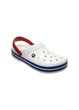 Крокси Crocs Crocband White / Blue 37 (M5W7) Білий / синій - изображение 2