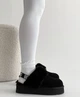 Угги женские UGG замшевые черные 37 - изображение 4