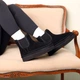 Угги женские Allshoes замшевые черные 39 - изображение 9