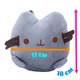 Набор Пенал косметичка детский Pusheen cat 23х11 см Серый и Мягкая игрушка Пушин кэт Кот Яйцо 15х12 см v-12501 - изображение 3