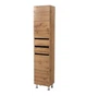 Пенал напольный для ванной комнаты Ранчо Wood Р/L 40х190х30 см Дуб сонома - изображение 1