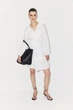 Сукня з вишивкою для вагітних H&M 271220748 L Білий - зображення 1