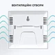 Термогігрометр з рівнями комфорту U&P HCX-108 White (YT-HCX108-WE) - зображення 6