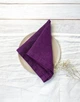Льняные салфетки TouchableLinen 4 шт Фиолетовый 30х30 см - изображение 3