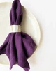 Льняные салфетки TouchableLinen 4 шт Фиолетовый 30х30 см - изображение 7