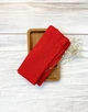 Льняные салфетки TouchableLinen 4 шт Красный Салфетки для сервировки стола 25х25 см - изображение 5