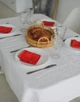 Льняные салфетки TouchableLinen 4 шт Красный Салфетки для сервировки стола 25х25 см - изображение 7