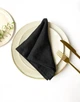 Льняные салфетки TouchableLinen 4 шт Черный 50х50 см - изображение 9
