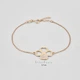 Серебряный браслет с позолотой Minimal 4630п - изображение 4