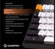 Клавиатура игровая механическая GamePro MK-160 Red Swich Hot-Swap RGB Black-White - изображение 8