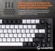 Клавиатура игровая механическая GamePro MK-160 Red Swich Hot-Swap RGB Black-White - изображение 15