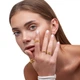 Серебряное кольцо с позолотой Minimal 10433п-18 18 - изображение 6