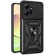 Протиударний чохол Armor Ring + захиcт камери для Redmi Note 12 (Redmi Note 12 4G) case Simon чорний - зображення 1
