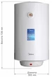 Бойлер Midea F1 D50-15F1(D) сухий тен - зображення 3