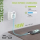 Адаптер розетки USB Lencent 5в1 с 3 портами зарядного устройства Белый - изображение 11