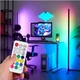 Напольная угловая RGB лампа торшер с пультом управления 1,2м - изображение 2