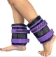Утяжелители EasyFit 0,5-2,5 кг наборые для ног и рук Черные-фиолетовый (EF-WHT-0,5-2,5-V) - изображение 1