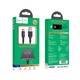 Кабель 1.2м для зарядки телефона планшета MicroUSB Android Hoco U79 120см |2.4A| Черный - изображение 2