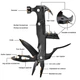Мультитул-молоток 12 в 1 Traveler MS-017 F-3 Black (00000010844) - изображение 4
