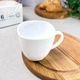 Белые квадратные чашки 220 мл 6 шт Luminarc CARINE White - изображение 5