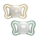 Пустышка силиконовая (2-6 мес) люминесцентная Chicco Physio Light 2 шт. (8058664156351) - изображение 1