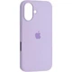 Чехол силиконовый Epic Premium Silicone Case Full Cover для Apple iPhone 16 Plus lavender gray - изображение 1
