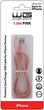 Кабель Winner Group USB Type-A - Lighting 1 м Pink (8591194089855) - зображення 2